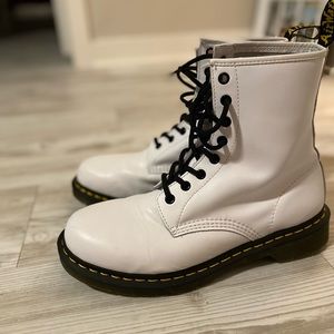 Women’s White Doc Martens